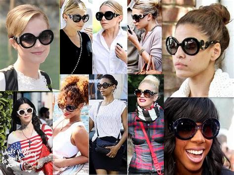 celebrities wearing Prada sunglasses